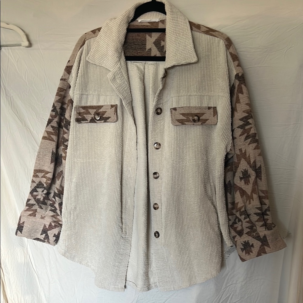 12th Tribe Nolita Long Sleeve Shacket x Salty Blonde